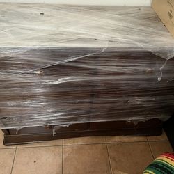 Baby Crib And Dresser Chocolate Color