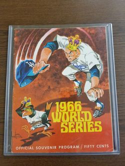 1966 World Series Official Souvenir Program