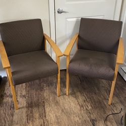 The Gunlocke Company Set Of 2 Chairs