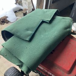 1956 Chevy Convertible Rear Carpet Green