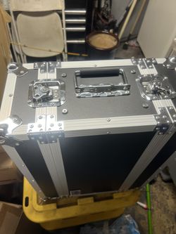 Large DJ music suitcase