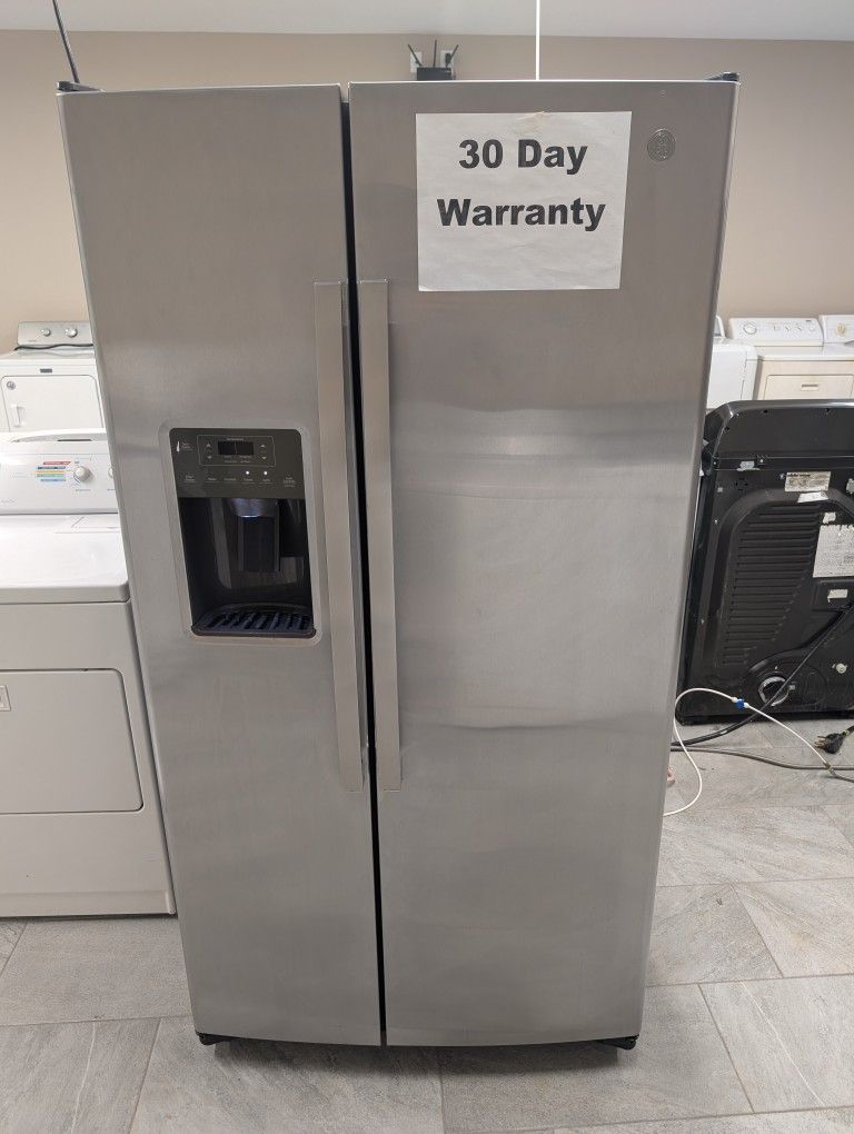 GE Stainless Fridge Refrigerator with warranty - 2021 model