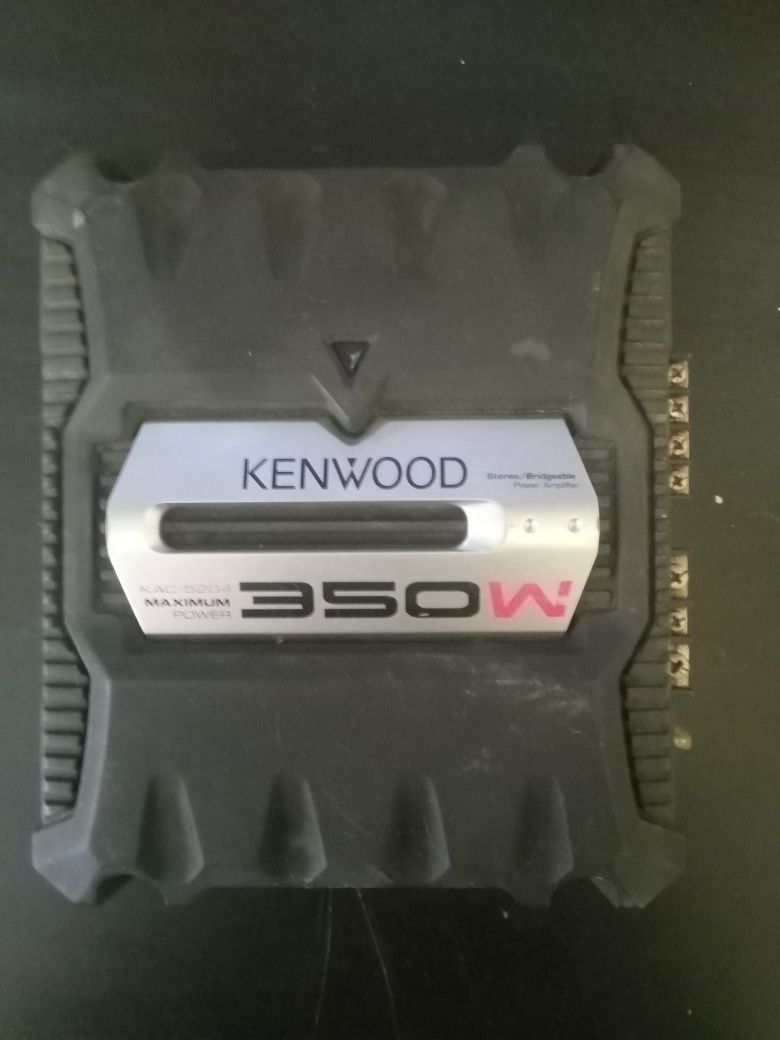 Kenwood 2 Channel 350w Bridgeable Car Amplifier 