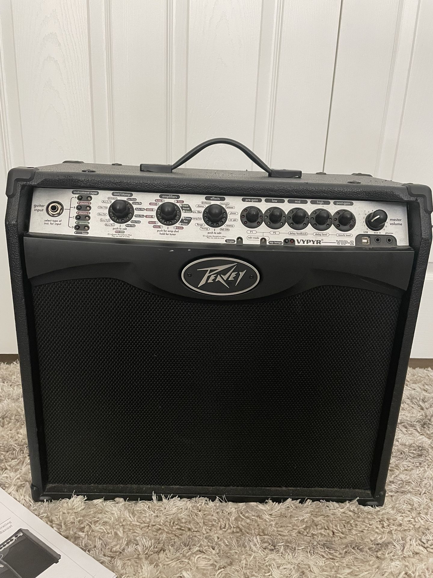 Peavey Vypyr VIP 2 Guitar Modeling Amp Rarely Used And Never Out Of The House