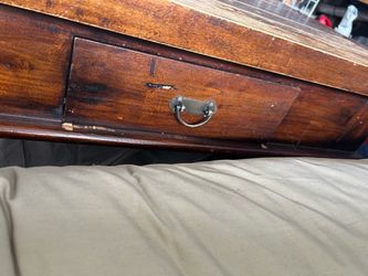 Teak wood very heavy coffee table