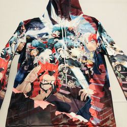 New Anime Hoodie Size S