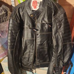Jacket  Moto  Bike  Leather. Large