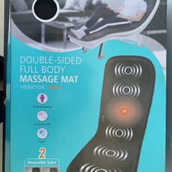 Health Touch Massage Mat Double Sided Full Body Vibration and Heat
