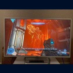 Acer Computer Gaming Office Monitor 31.5" Full HD 32 Inch IPS Monitor (HDMI & VGA port), White TV
