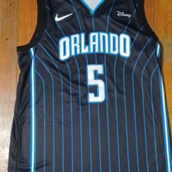 Paulo Banchero Men's Size Xlarge Orlando Magic Jersey Black Stripe