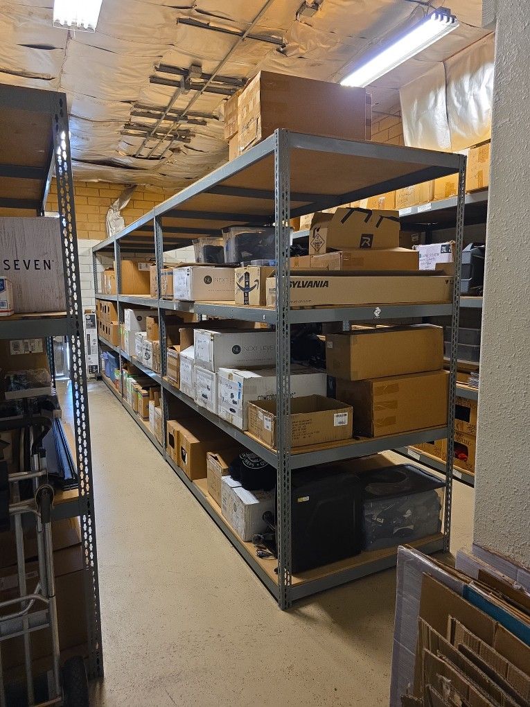 Boltless Metal Shelving- Archive Shelves- File Storage- Garage Rack- Warehouse Rack