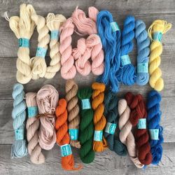 20+ Skeins of Bucilla Tapestry Persian Needlepoint and Crewel Wool Yarn