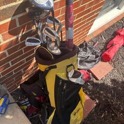 Golf Clubs And Bag