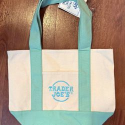 NEW Trader Joe’s Pastel Mini Tote Bag (Murrieta) 