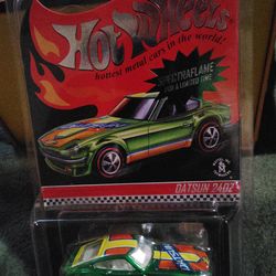 Hot Wheels RLC Datsun 240Z spectraflame green