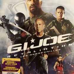 G.I. JOE Retaliation (Blu-Ray + DVD + Digital-2013) NEW!