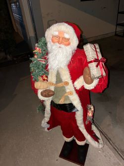 Large Standing Santa Claus Christmas Figurine