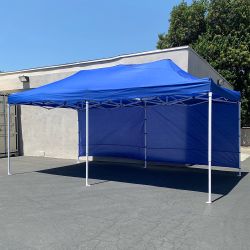 New in Box $205 Heavy-Duty EZ Popup Canopy 10x20’ with (2 Sidewalls) Outdoor Gazebo, Carry Bag