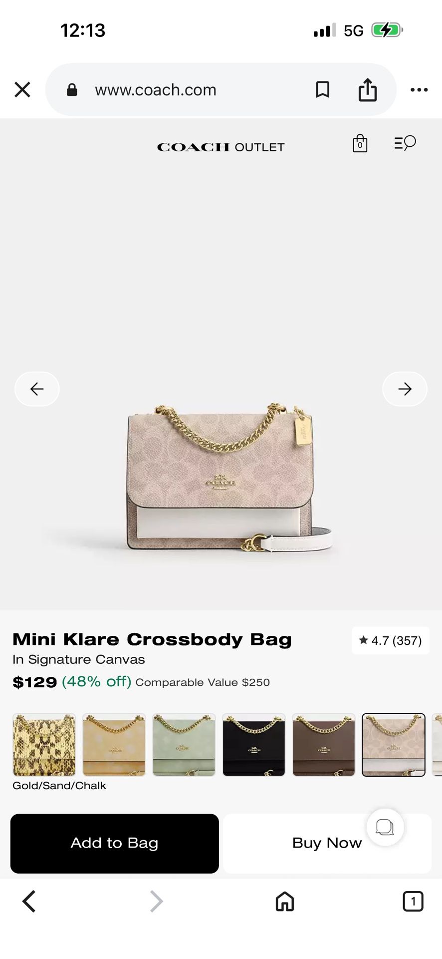 Bag Coach, New , Very High Quality
