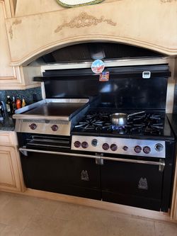 60" Vintage Wolf Commercial Gas Range and Oven