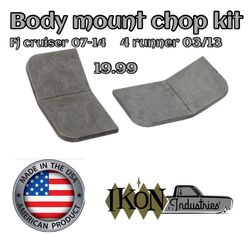 Body Mount Chop Kit Toyota Fj 4 Runner