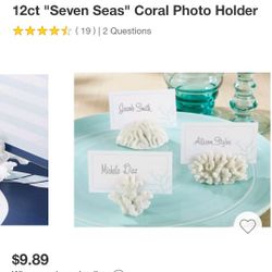 24 Seashell Placecard Holders 