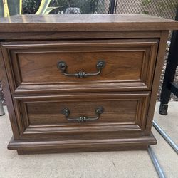 Wood nightstand 