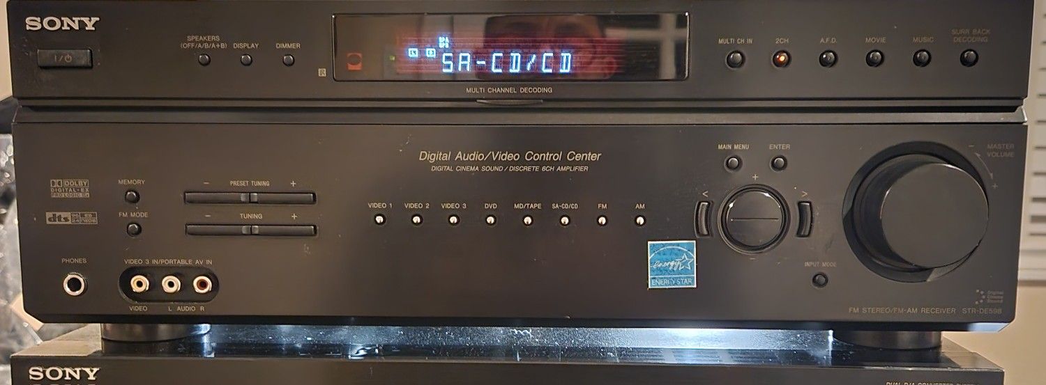 Sony STR-DE598 -6-channel home theater receiver