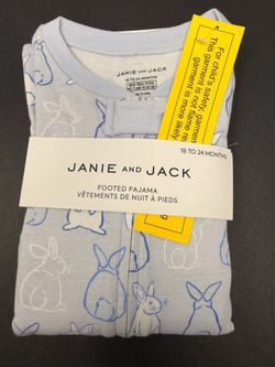 Janie and Jack 18-24 months Footed Pajama