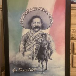 Pancho Villa Poster Frame. 