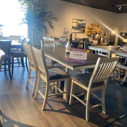 Table 4 Barstools And Bench 