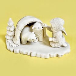 🎄Vintage Snowbabies “Look What I Found!”  by Department 56