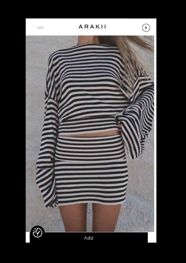 NWT Arakii Belle Skirt Size XS