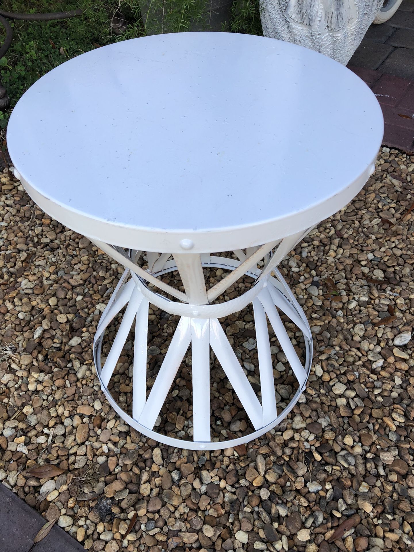 Hampton Bay Outdoor Garden Stool/Plant Stand