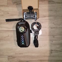 Scooter Lock And Phone Holder Bundle 