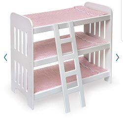 New Trundle Doll Bunk Bed w/ Ladder