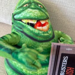 Ghostbusters Movie Green Smily Slimer Plush Toy Stuffed Animal Doll 6" Columbia