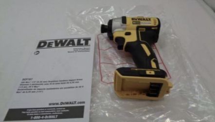 DEWALT 20V MAX BRUSHLESS 1/4" IMPACT DRIVER ( BARE TOOL) - NEW