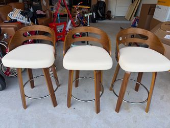 Counter kitchen stool chairs set of 3