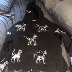 Supreme Back Hoodie 