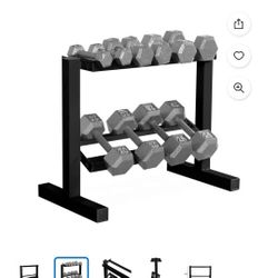 New ASSEMBLED CAP 2-tier Dumbell Rack 
