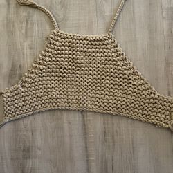 Crocheted Halter Top 