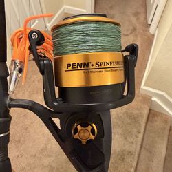 Penn Spinfisher V 10500 Saltwater Spinning Fishing Reel + Star Rod Stellar 8’0” 20-50lbs Heavy Action Fast Rod Combo