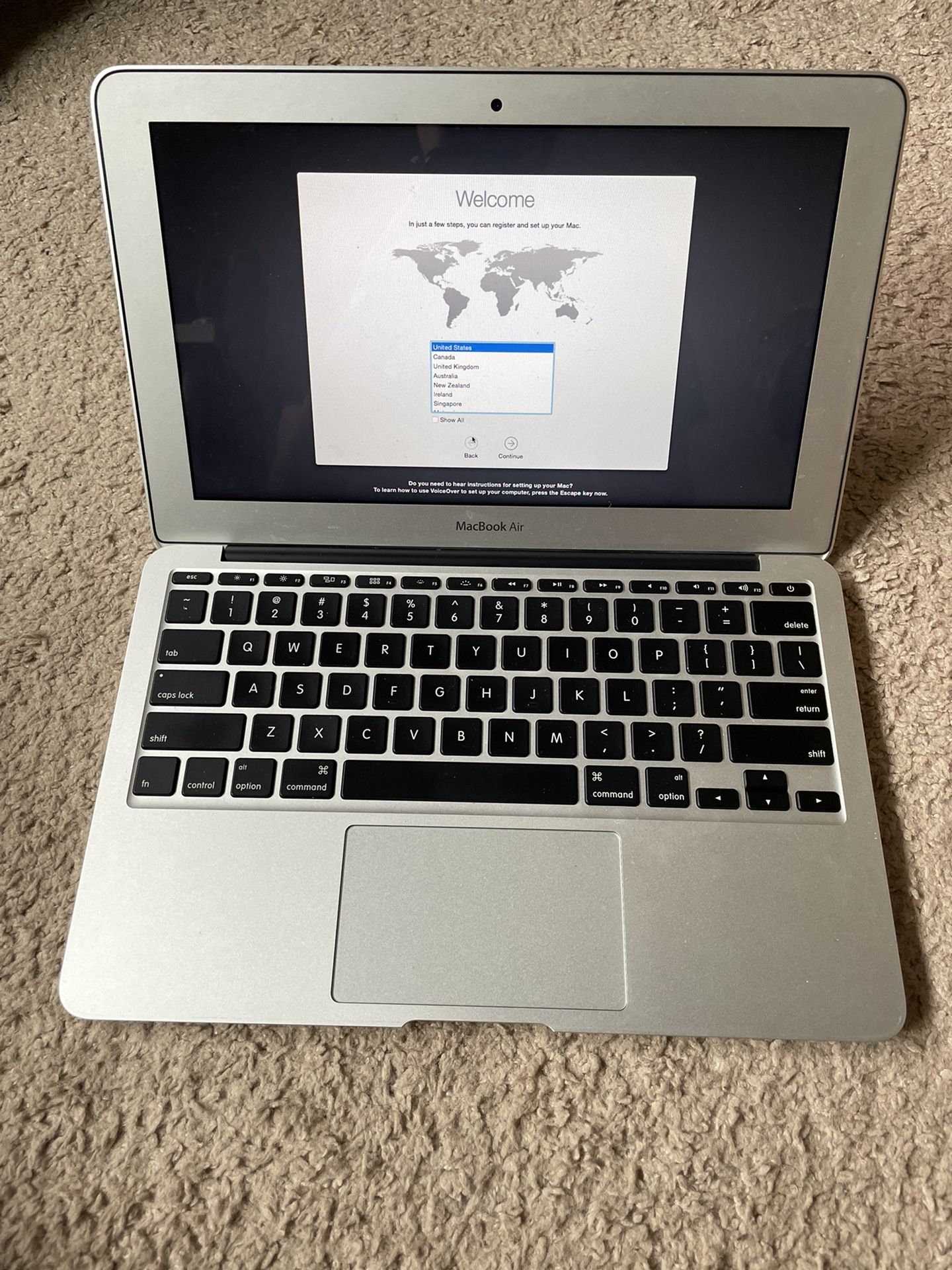 Macbook Air 2014 Model A1465