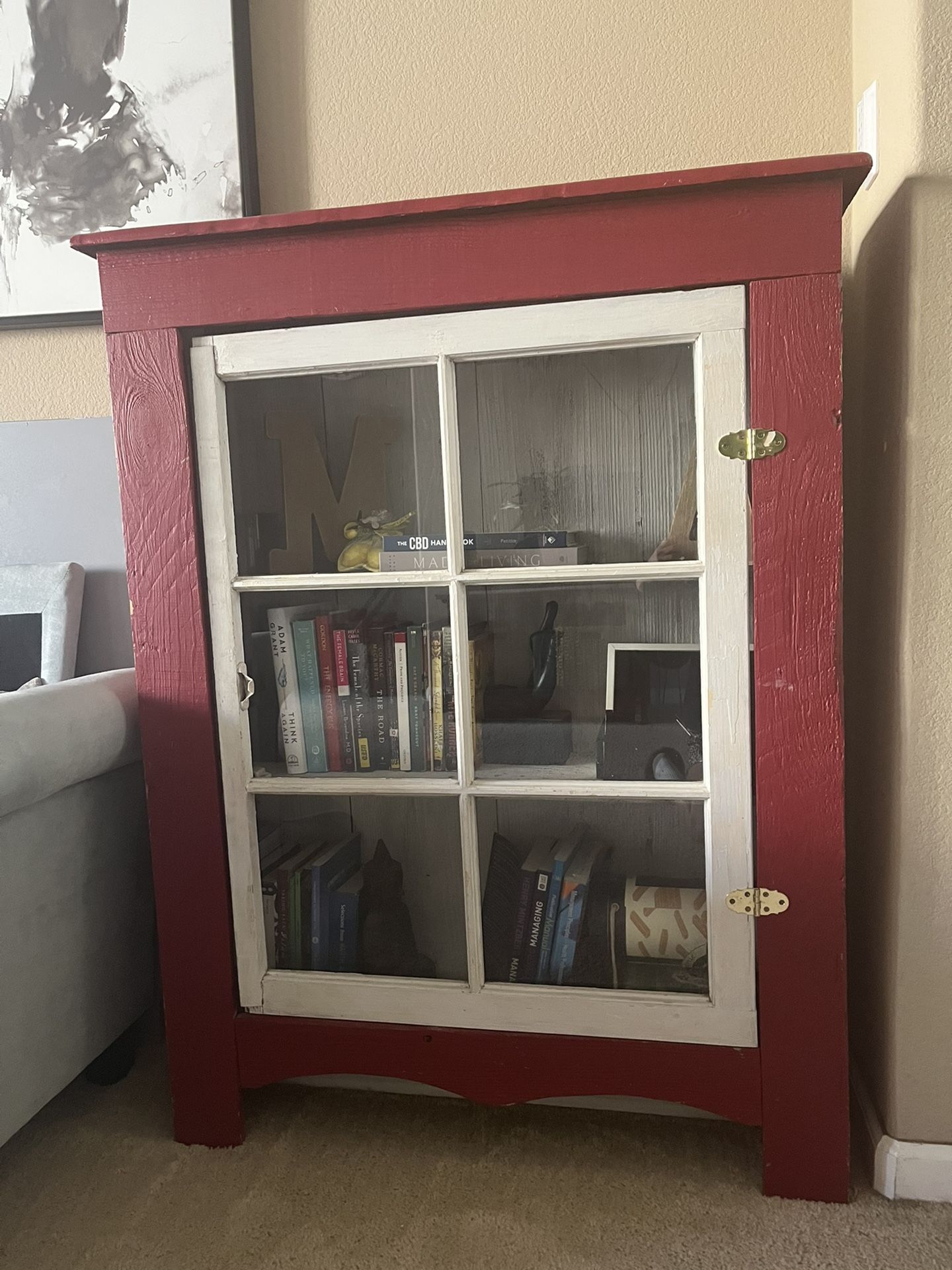 upcycled storage cabinet