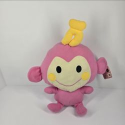 2015 Chi Chai Monchan 14” Sanrio Fiesta Pink Plush Monkey Banana Head With Tag