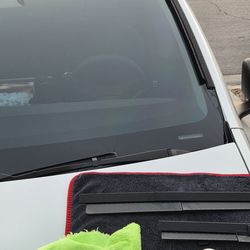 Tesla wiper fluid deflector