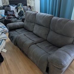 Free Ashley Dual Power Recliner Sofa