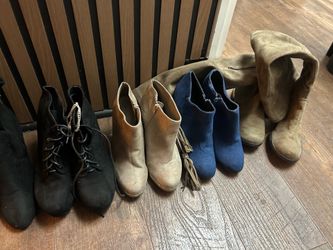 Zapatos de mujer y niña