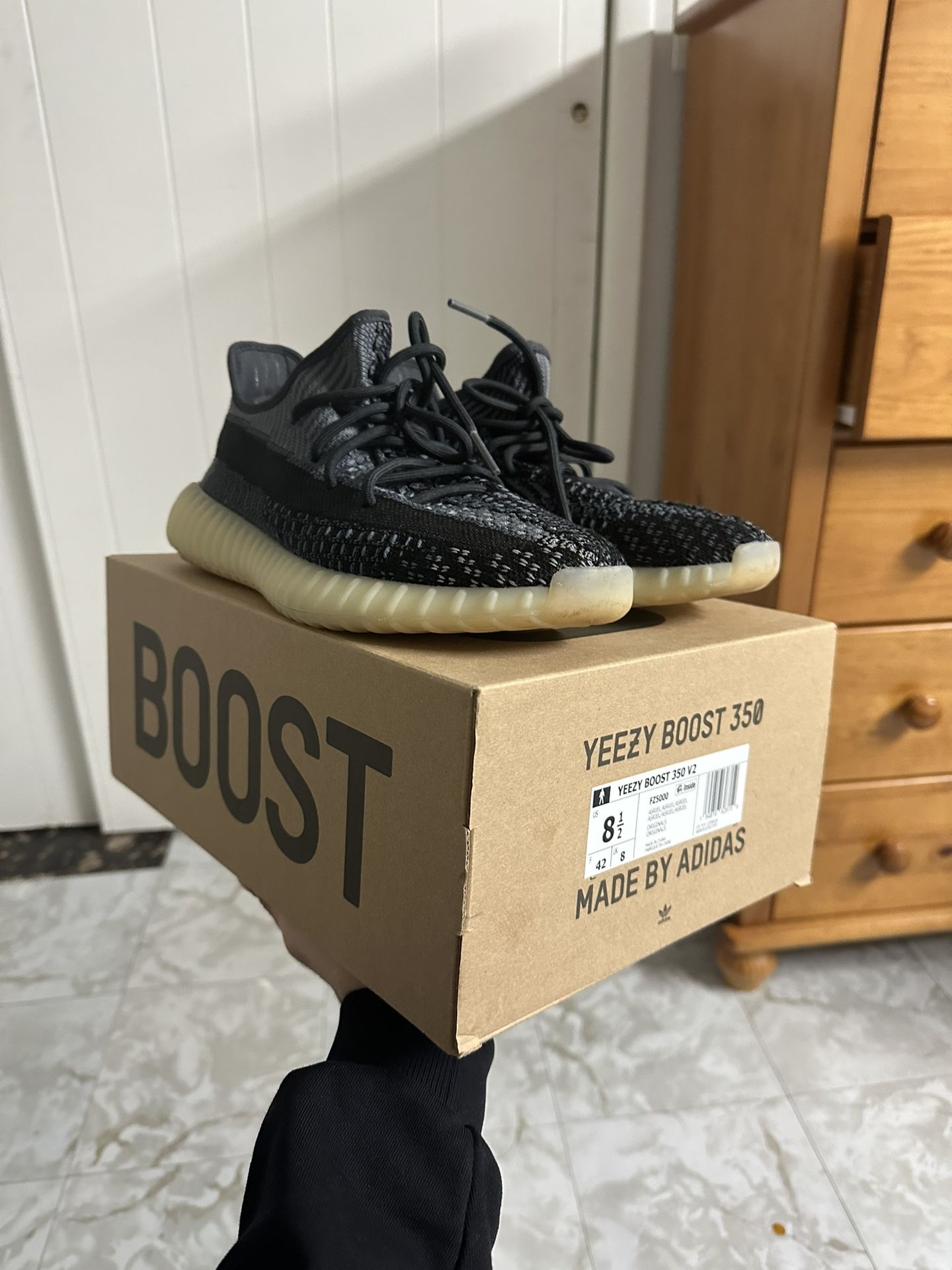 Adidas Yeezy Boost 350 Carbons Size 8.5 $230 obo